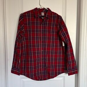 Classic Red Plaid Men's Shirt - NWT